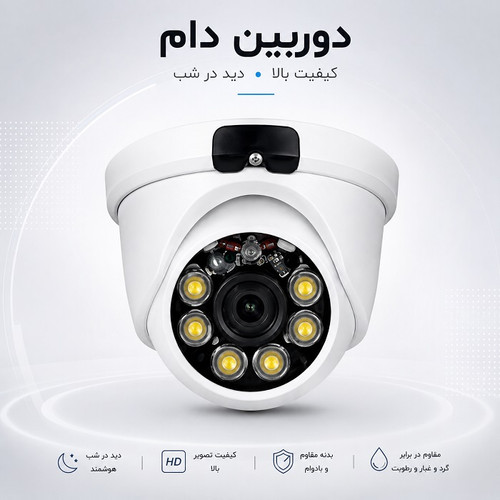 دوربین مینی دام 2مگاپیکسل 2446