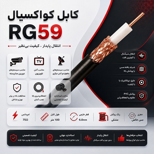 کابل کواکسیال RG59