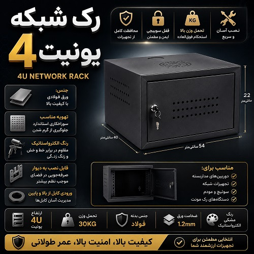 خرید رک 4 یونیت